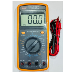 dt9205a digital multimeter | auto power off | voltage resistance capacitance tester